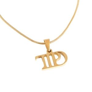 Taylor Swift The Tortured Poets Department TTPD Official Merch Gold Necklace